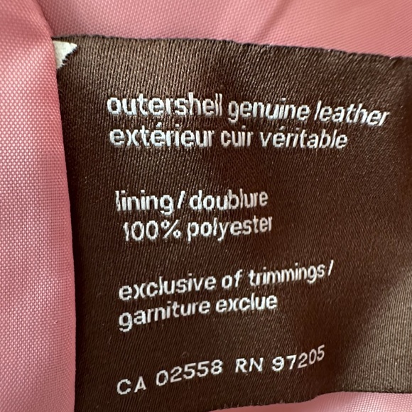 DANIER Pink Leather Blazer - Picture 7 of 8